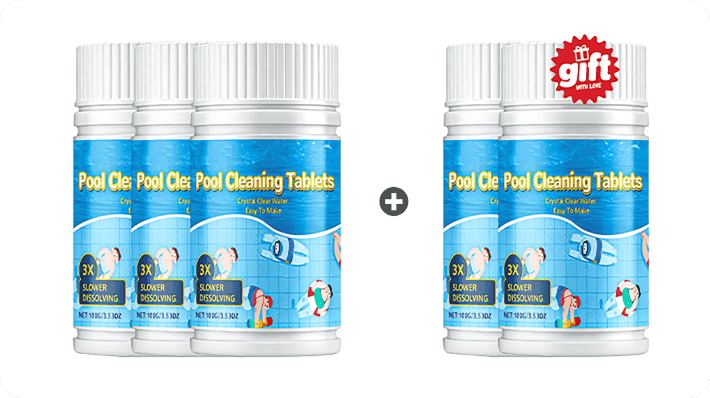Tabletas de limpieza para piscinas para un agua cristalina