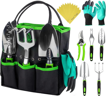 22-Piece Garden Tool Set – Heavy Duty, Rust-Resistant – Gardening Gifts for Women, Men & Families