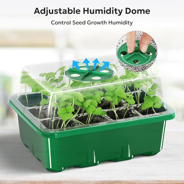 Grid Seedling Starter Box – Ventilated Germination Tray for Indoor & Outdoor Planting