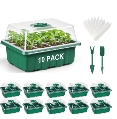 Grid Seedling Starter Box – Ventilated Germination Tray for Indoor & Outdoor Planting