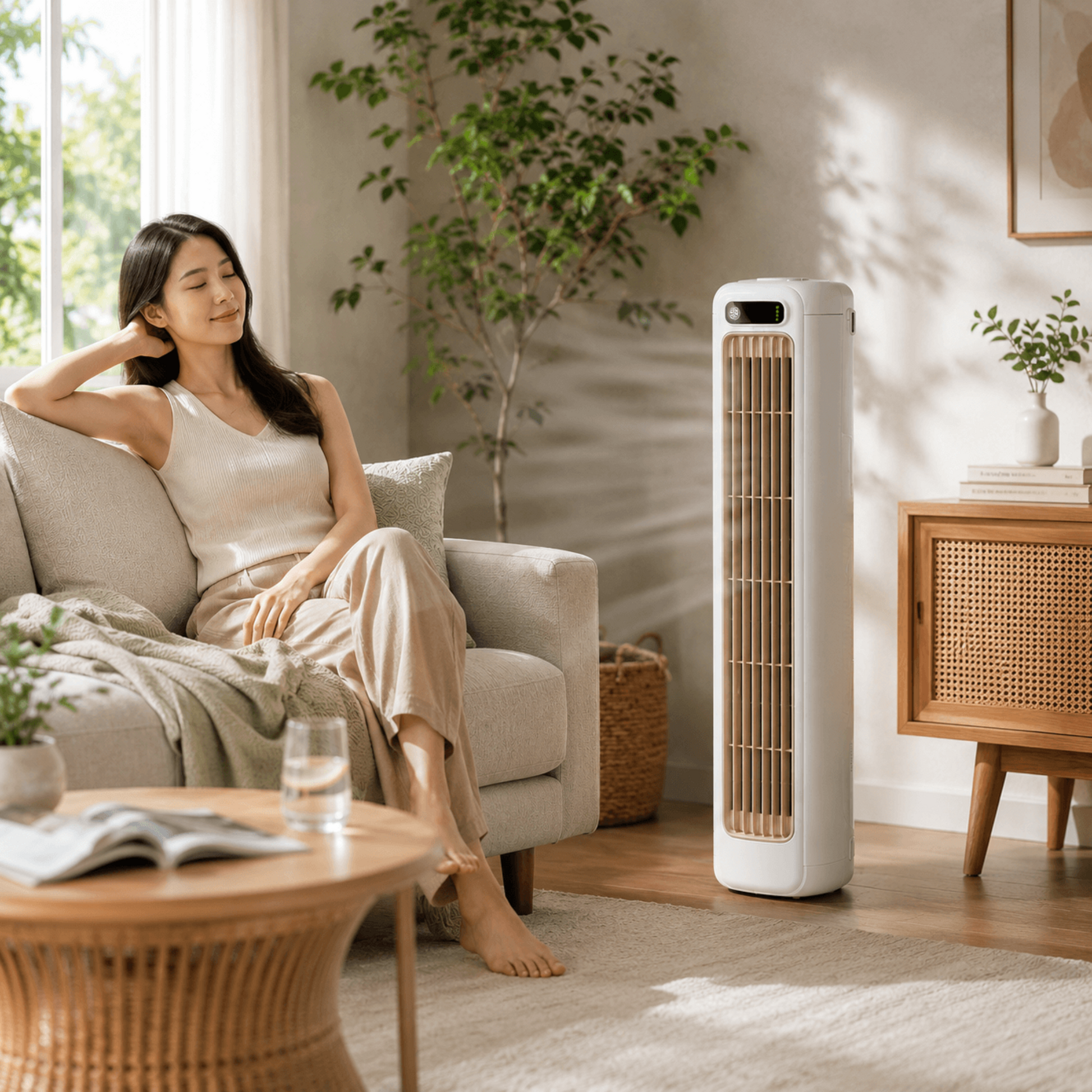 Portable Desktop Cooling Fan | Quiet Personal Air Cooler